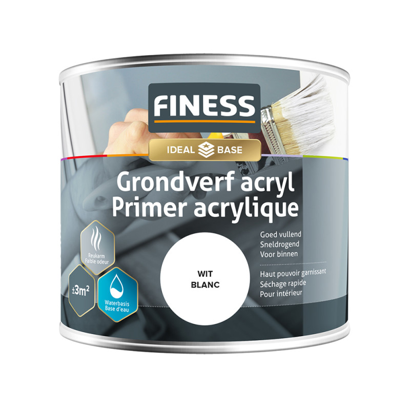 Primer acrylique blanc 0,25 L FINESS