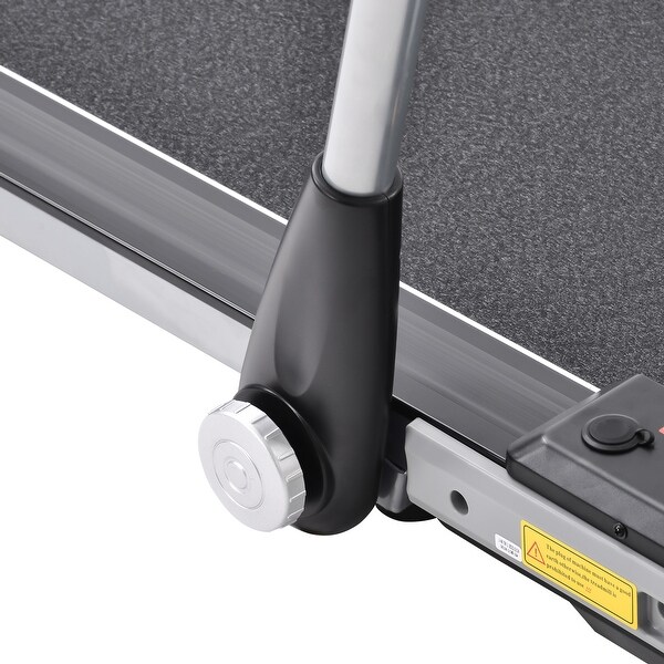 2.5HP Foldable Electric Treadmill Compact Home Running Machine with Phone Connectivity & Remote Control for Home & Office-Silver