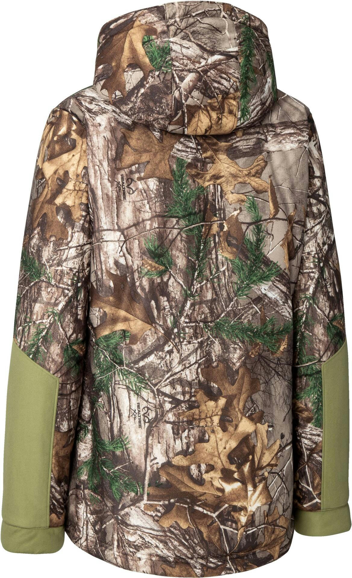 Yukon Gear Women's Aurora Reversible WaterPoof Hooded Hunting Parka, RealTree/Snow Camo