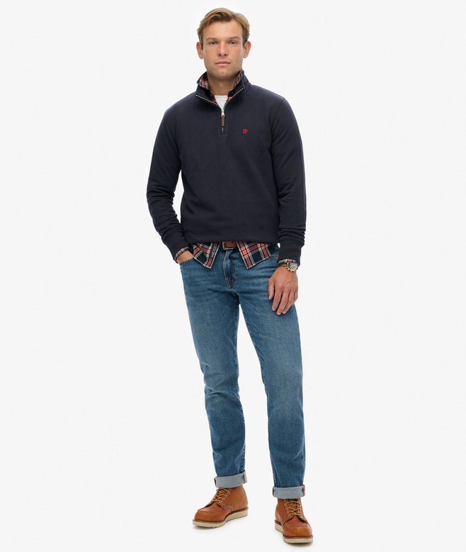 Preppy Half Zip Jumper