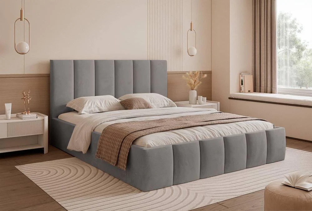 Bedframe Quinn met opbergruimte 180x200