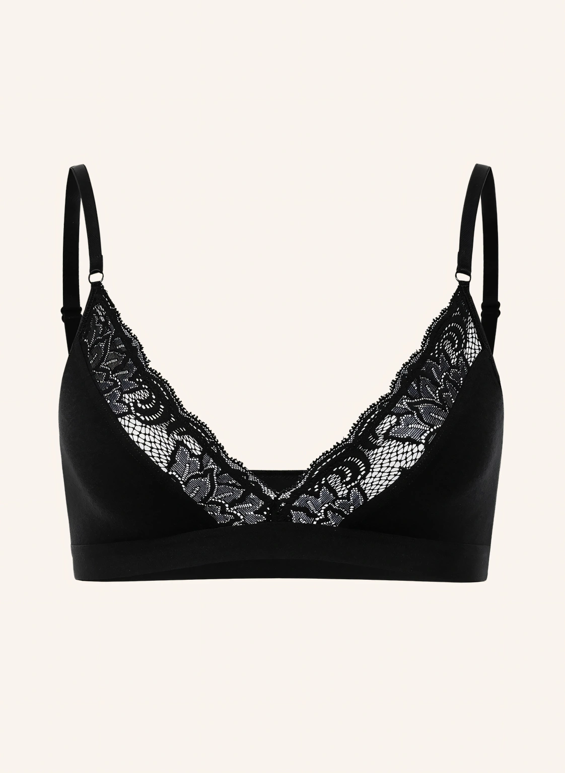 erlich textil Clara Bralette mit Spitze und Modal - verstellbare Träger