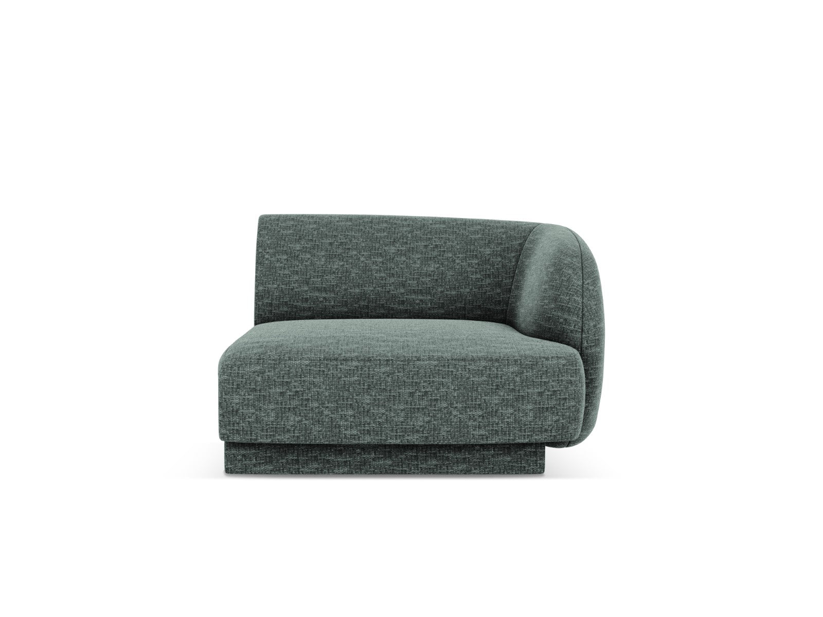 Micadoni rechter module Miley chenille olie - 90x90x70cm