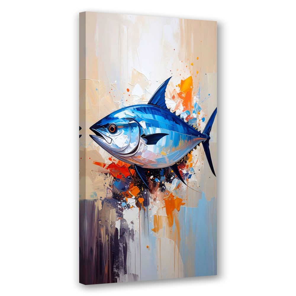Feeby Obraz do kuchni baru restauracji, Ryba Morze Ocean Natura 40x80