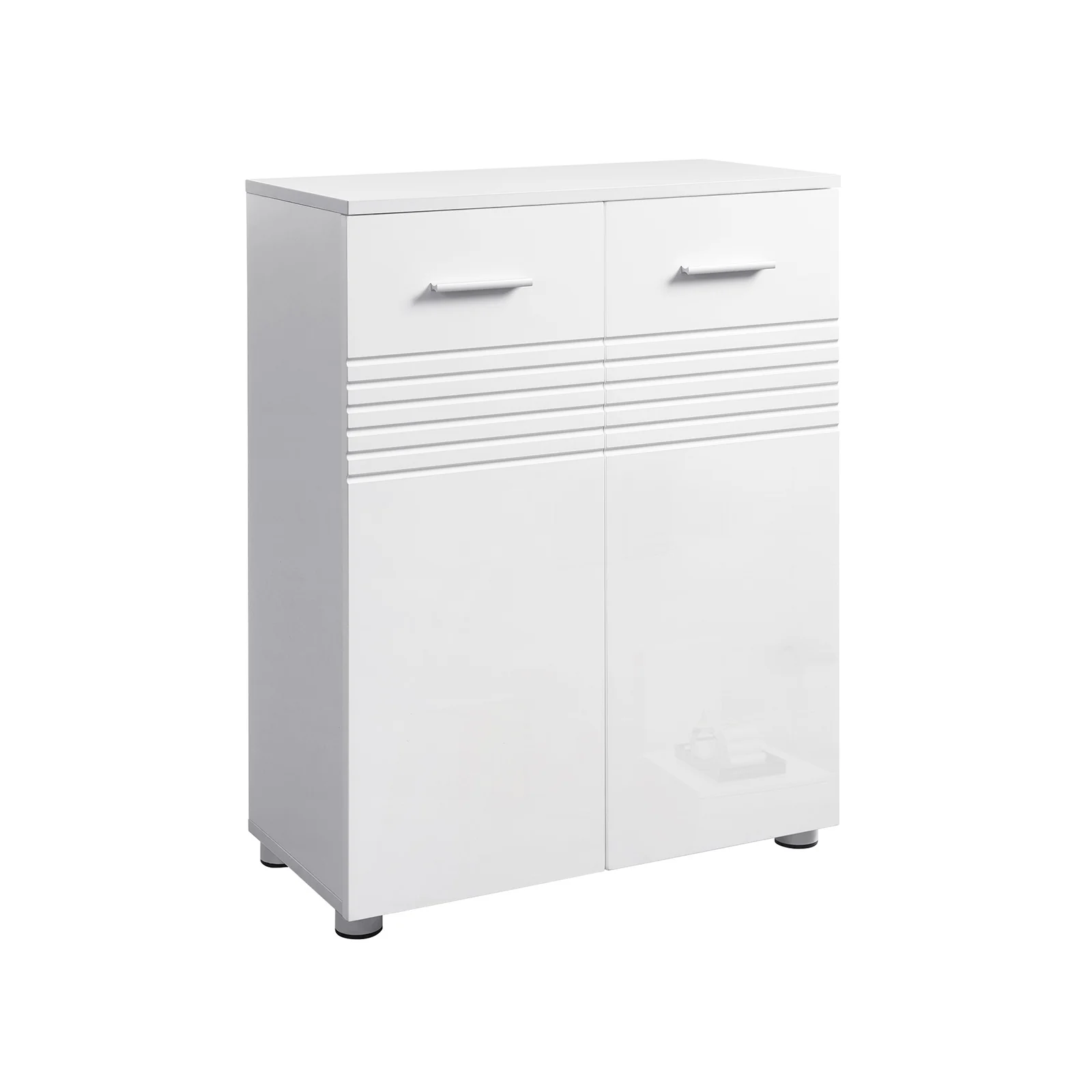 Meuble salle de bain ligne blanc
