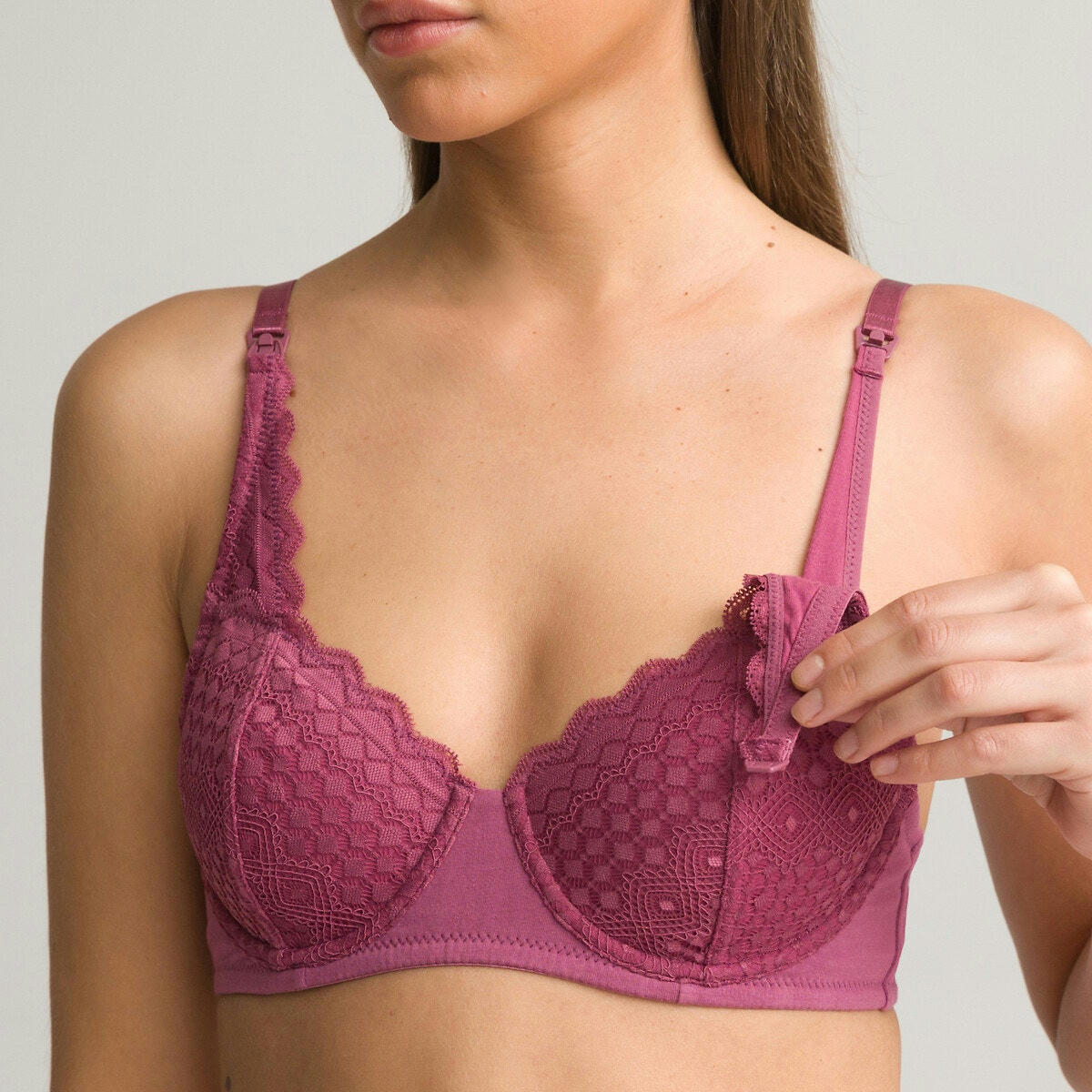 Soutien-gorge d'allaitement foulard en coton