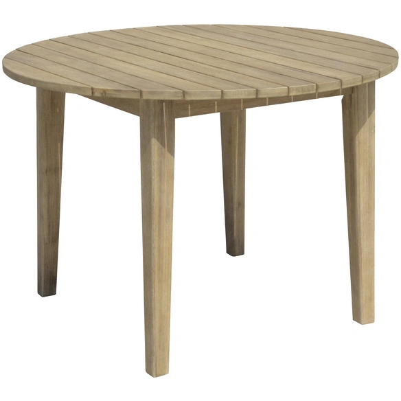 Gartenmöbelset, 4 Sitzplätze, Akazienholz/Kunststoff/Aluminium/Polyester
