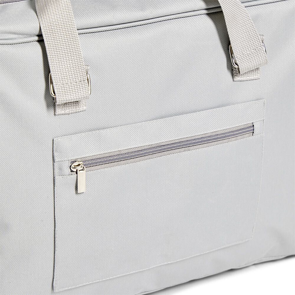 Sac cabine multi-compartiments polyester gris 45x21xH32cm