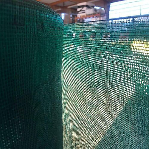Filet Brise-vent - ombrage vert - 106gr/m - Long 10 m, Larg 6 m