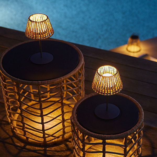 4 Lampes de table TWINS RAFFY H24cm