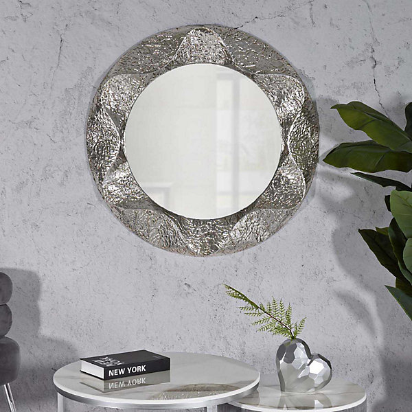 Miroir rond en métal 104x7 cm Argelux