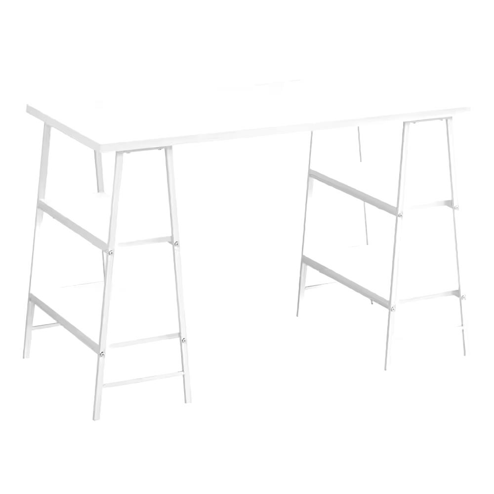 Monarch Specialities Sawhorse Style Computer Desk