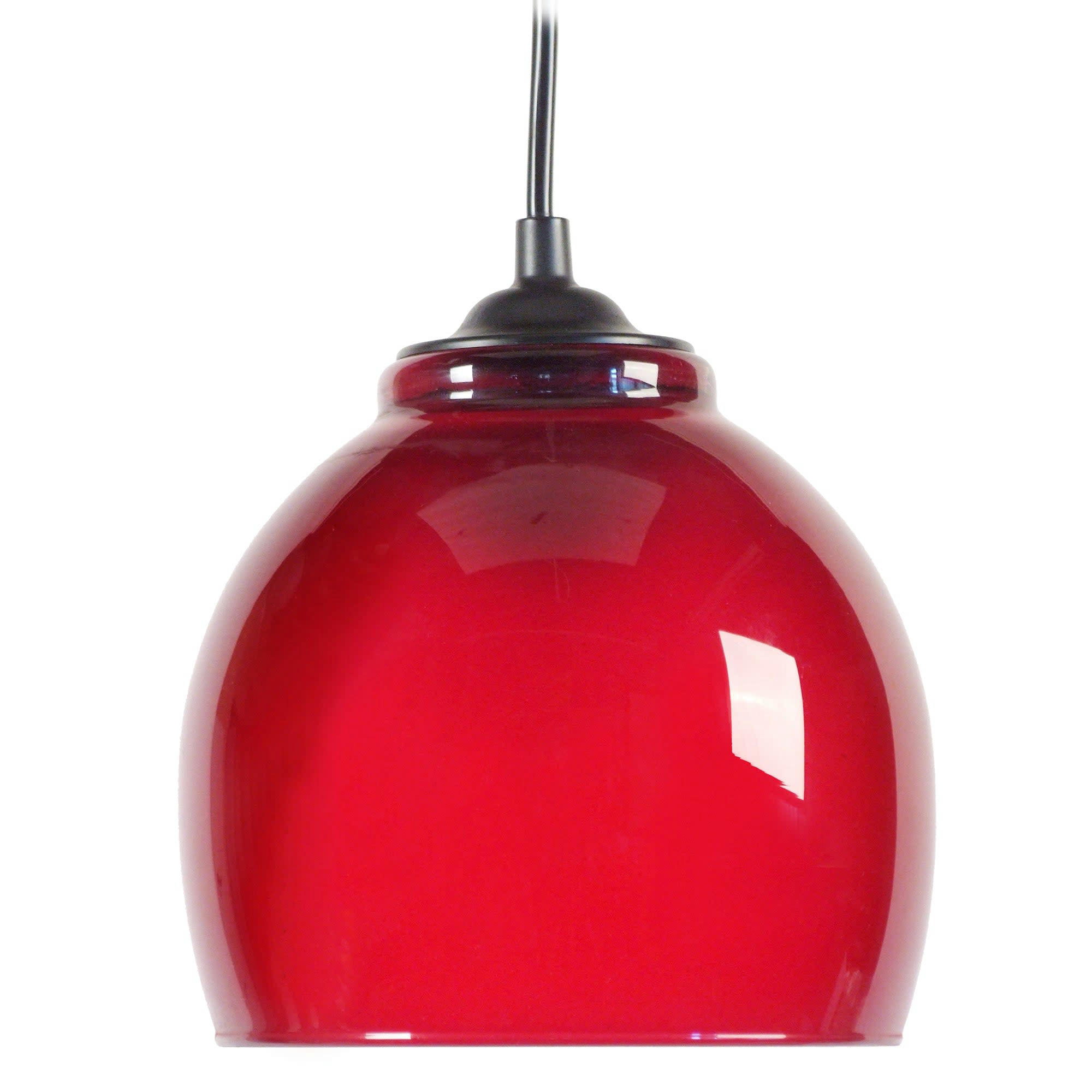 SEGNORINA - Suspension verre rouge