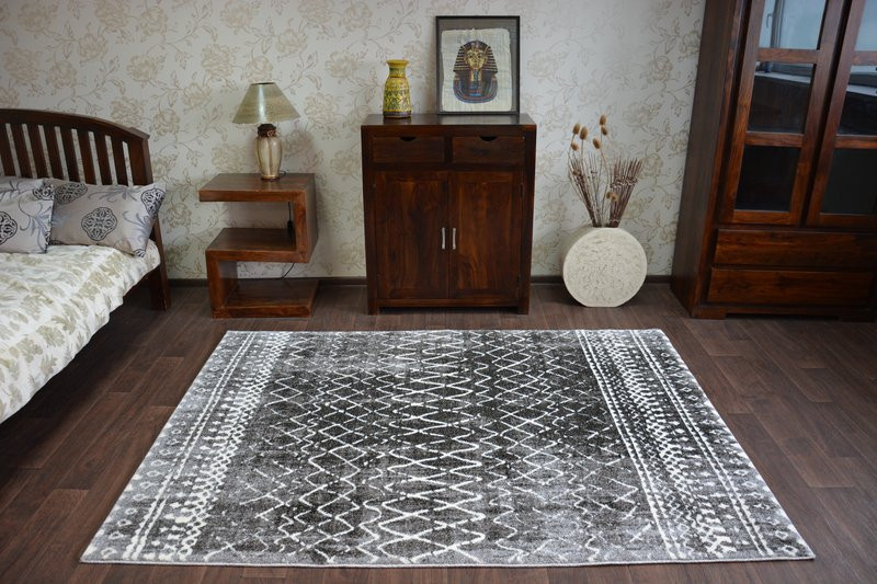 Dywan SHADOW 9890 vizon / black 120x170 cm