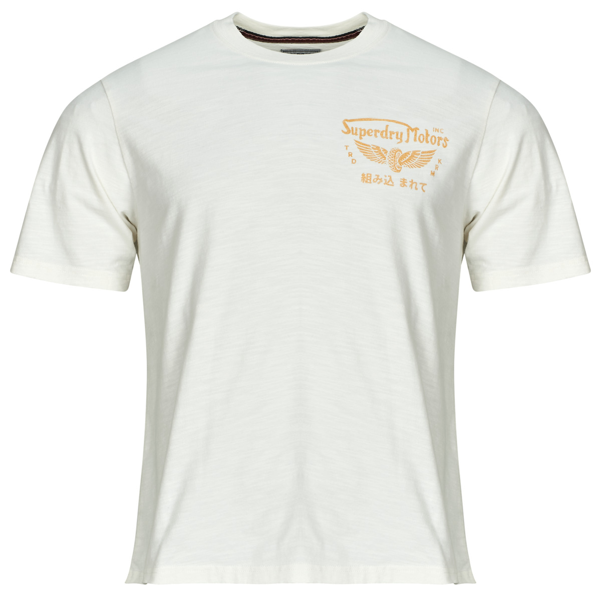 Superdry - Heritage Biker Loose T-Shirt - Winter / White