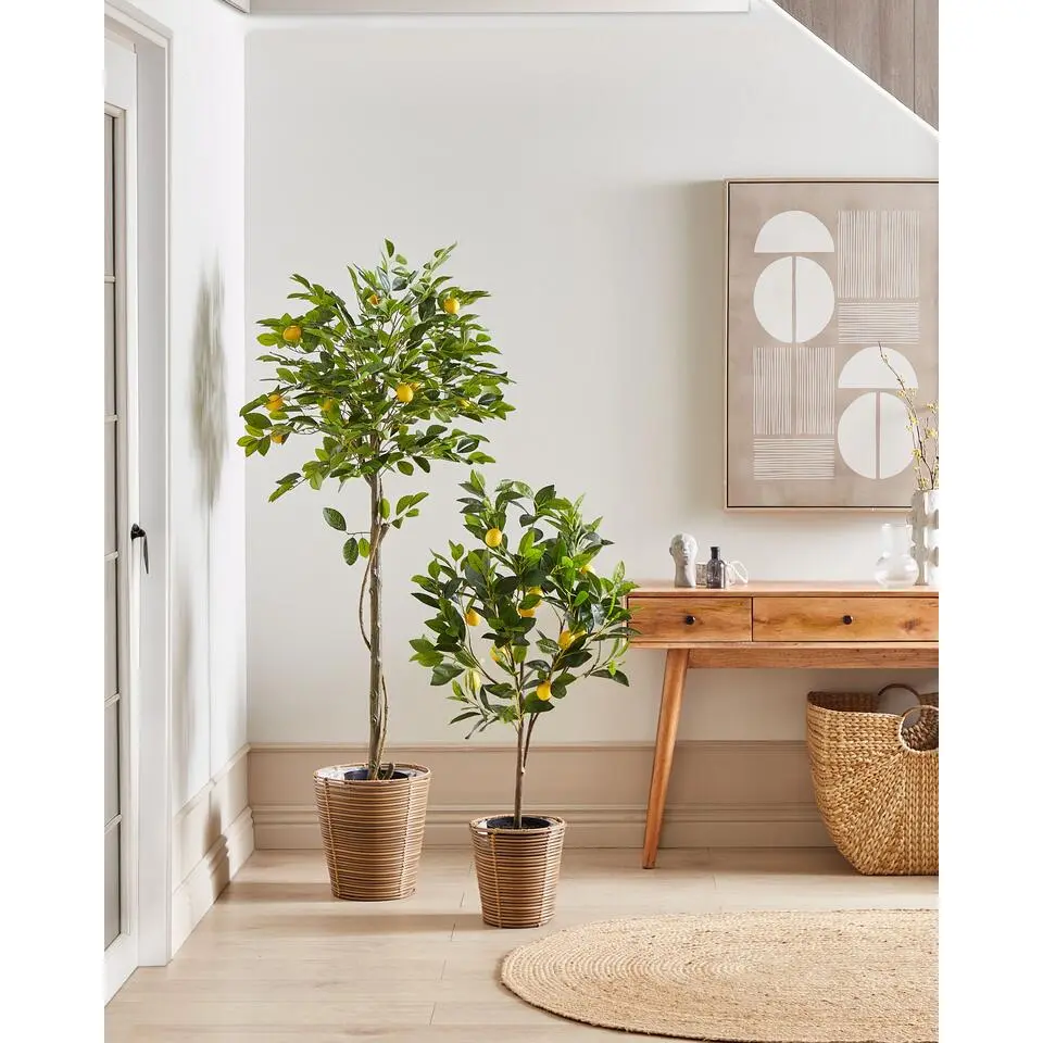 LEMON TREE - Kunstplant - Groen - 156 cm - Synthetisch materiaal