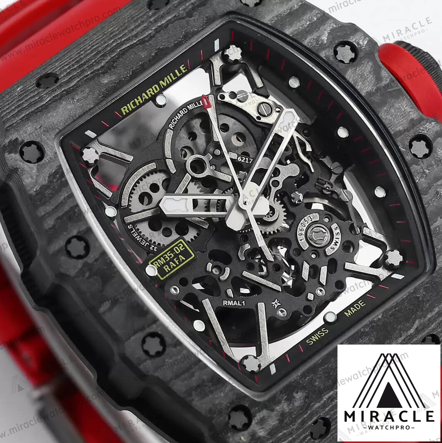 Replica Watch-RICHARD MILLE-ref.RM 35-02-Elite Clone-42.70mm x 49.94mm