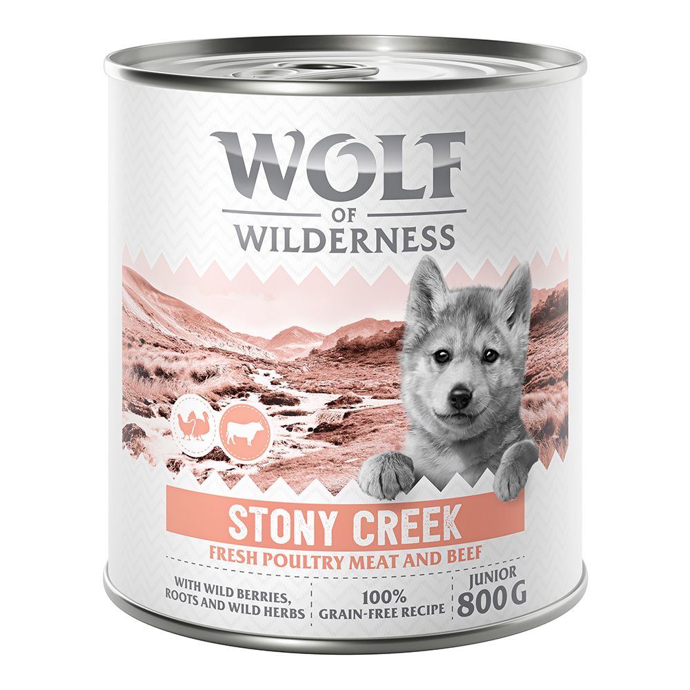 Wolf of Wilderness JUNIOR - poultry with beef