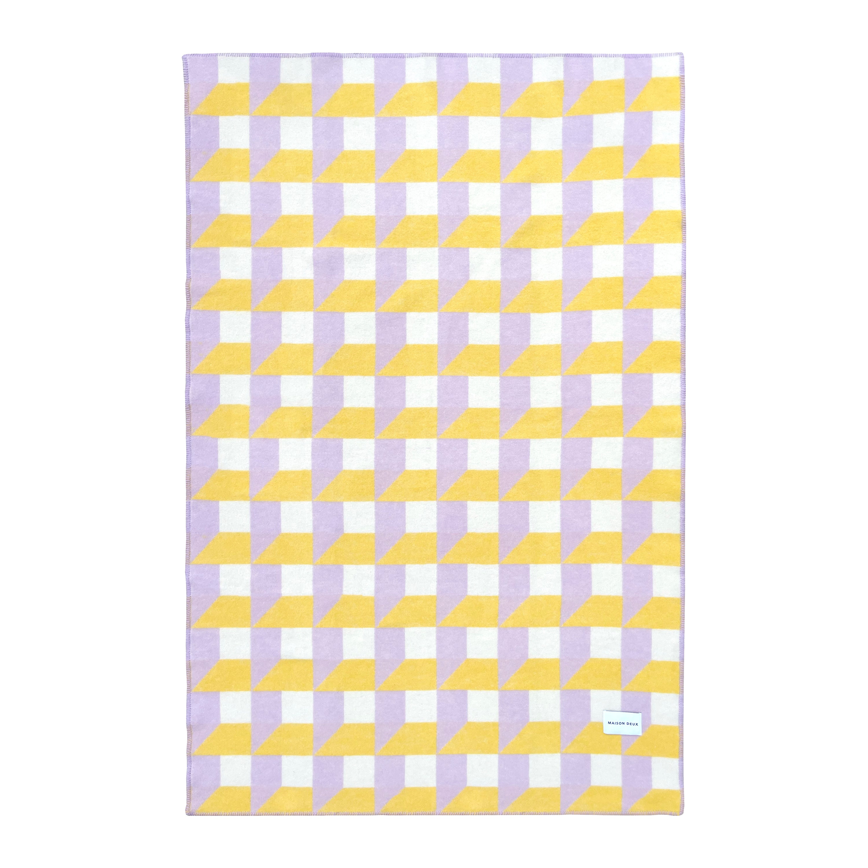 Maison Deux Cubics Plaid - Lila Zon