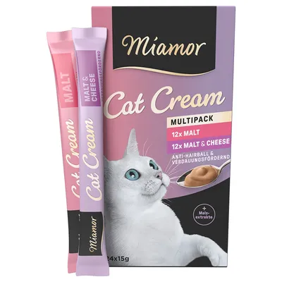Miamor Cat Snack Malt-Cream & Malt-Cheese Mixed Pack