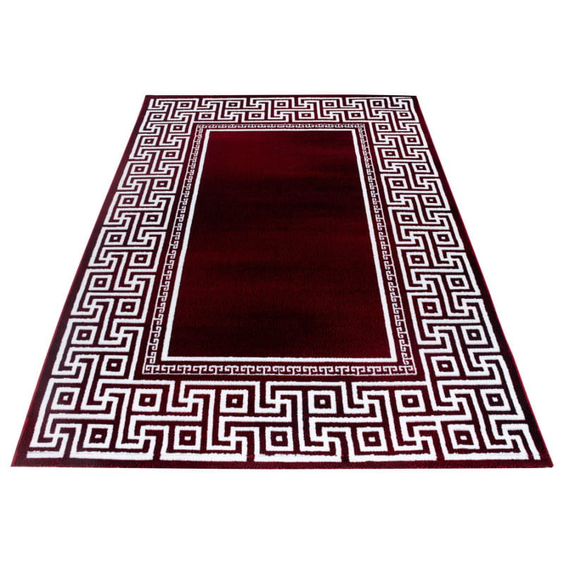 Dywan nowoczesny Parma czerwono-kremowy120 cm x 170 cm