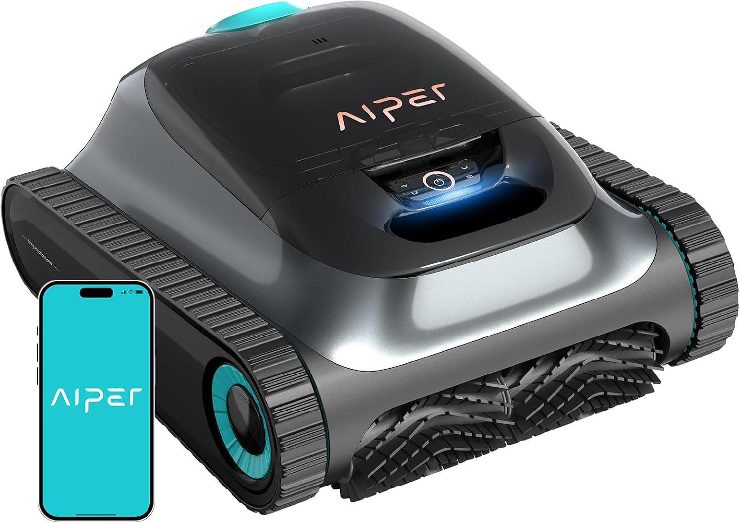(2026 Upgrade) Aiper Scuba S1 Robotic Pool Cleaner  Wall & Waterline Cleaning  Double Filtration  Extended 180-Min Battery Life  Smart Navigation  App Support  OTA Upgrade