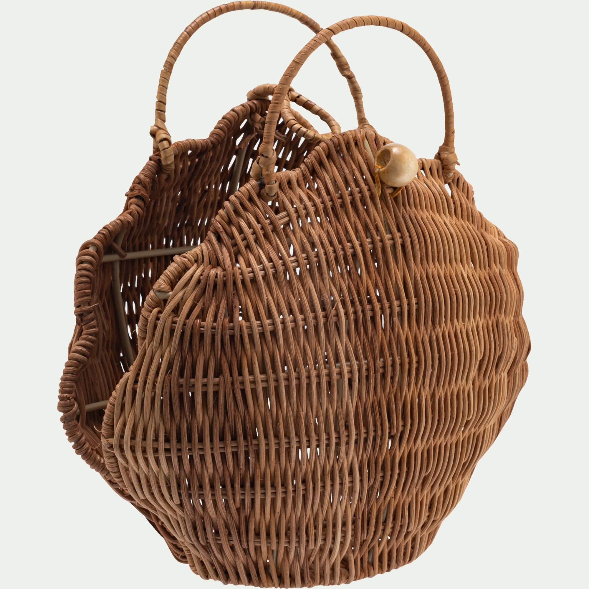 MARISSA - Panier de rangement coquillage H25cm - naturel