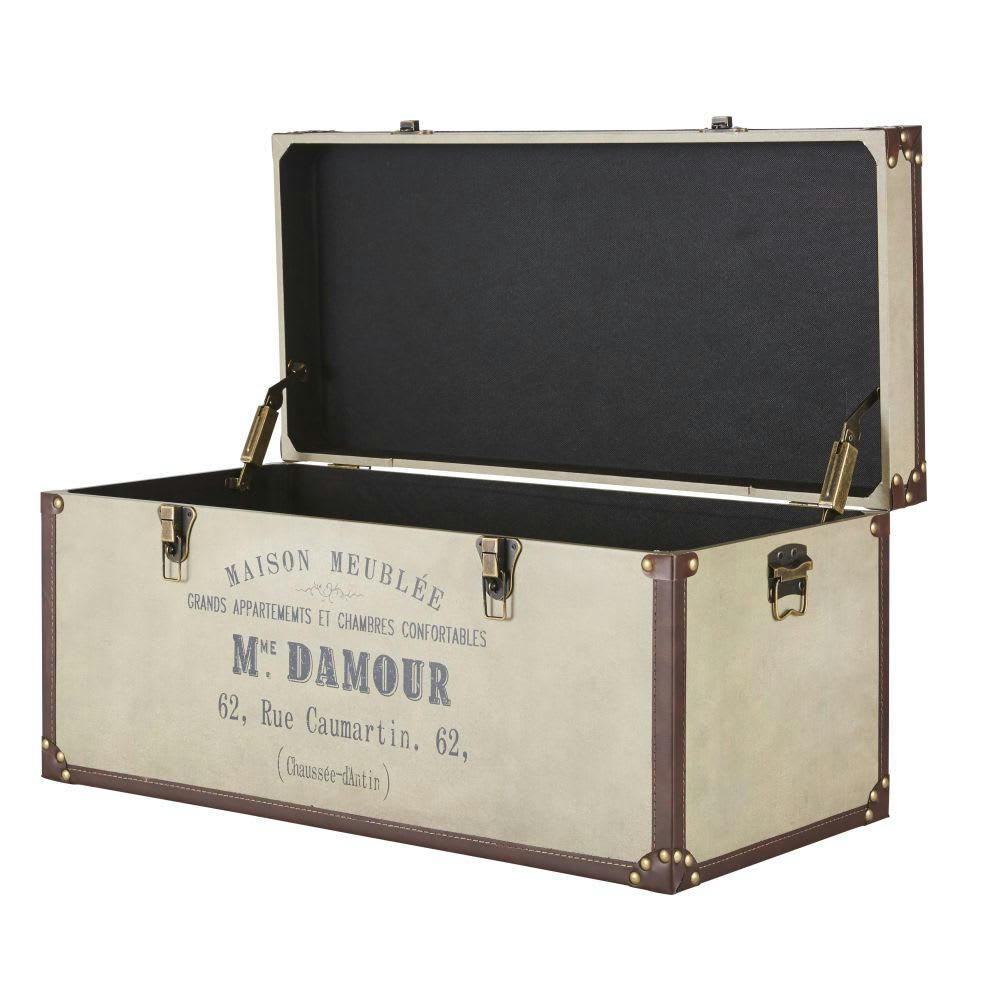 DAMOUR - Malle beige et marron