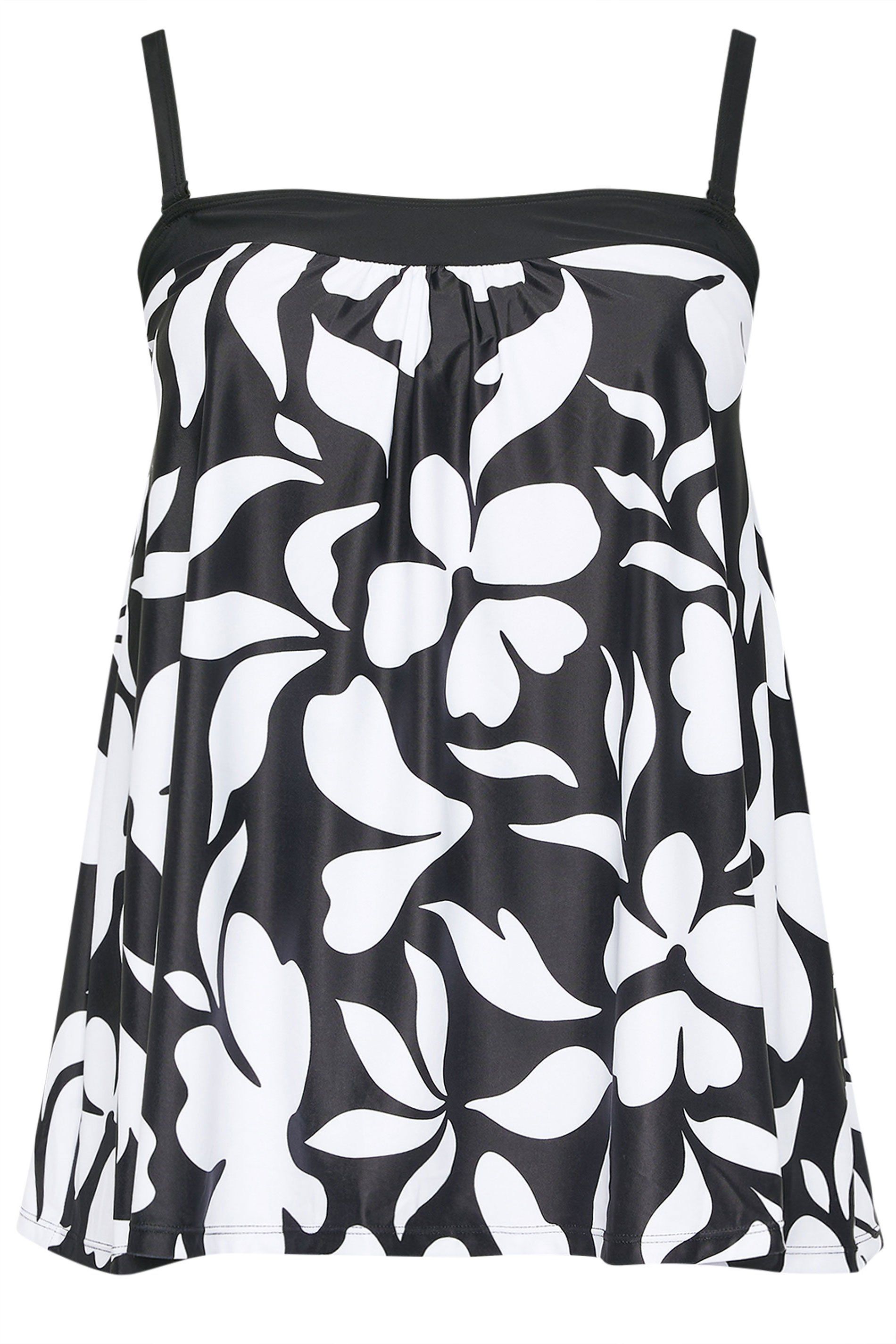 Yours Floral Print Tankini Top
