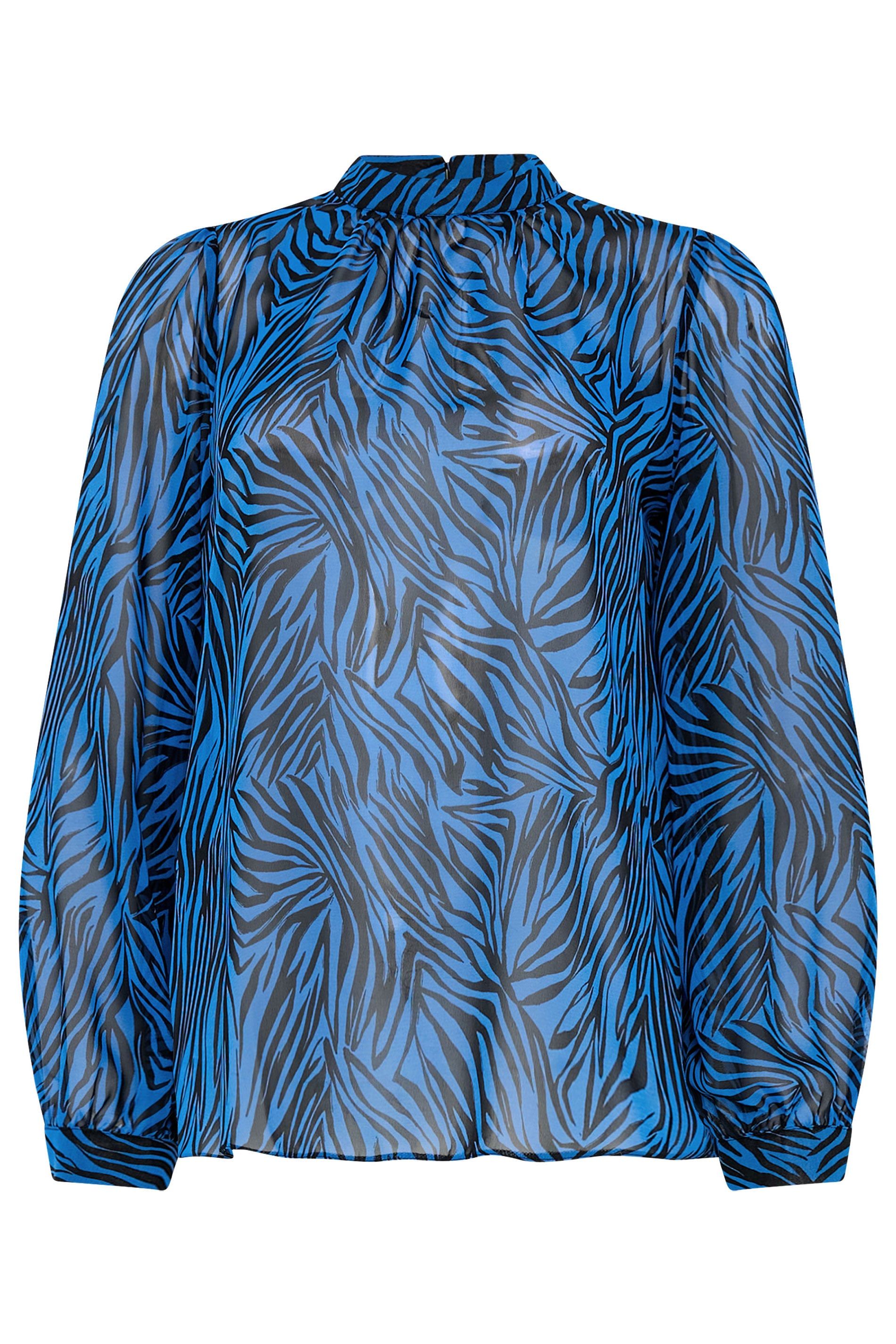 M&Co Zebra Print Blouse
