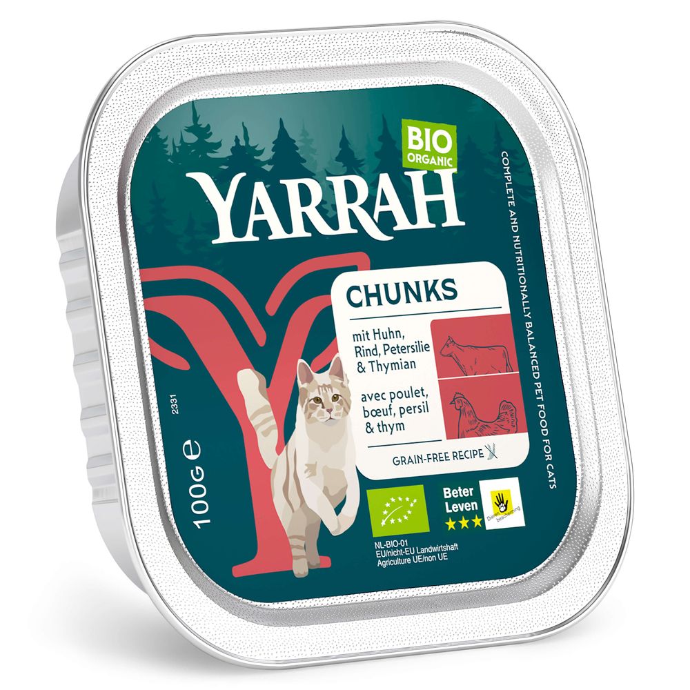 Yarrah Organic Chunks 16 x 100g
