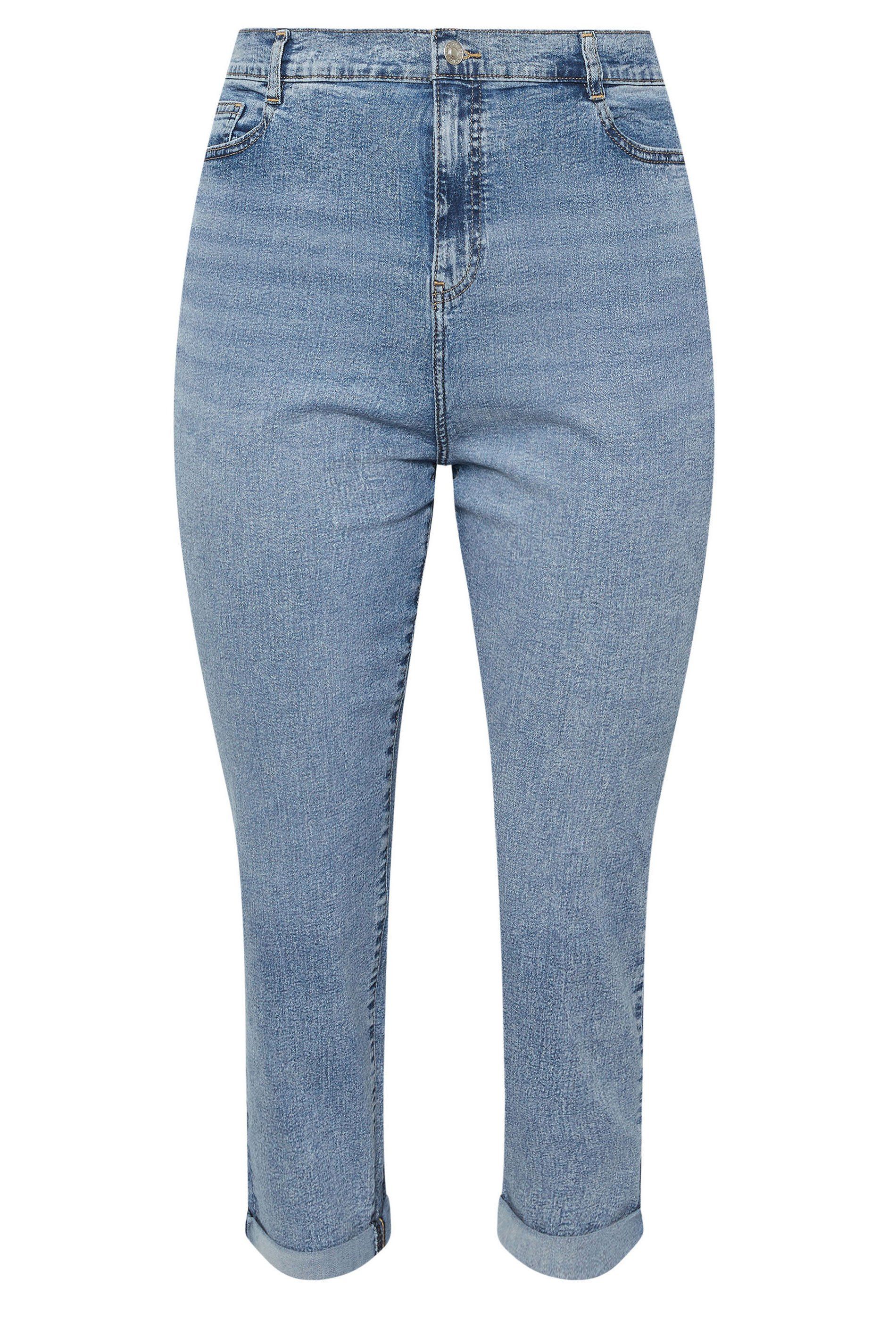 Yours Wash Denim Boyfriend Jeans
