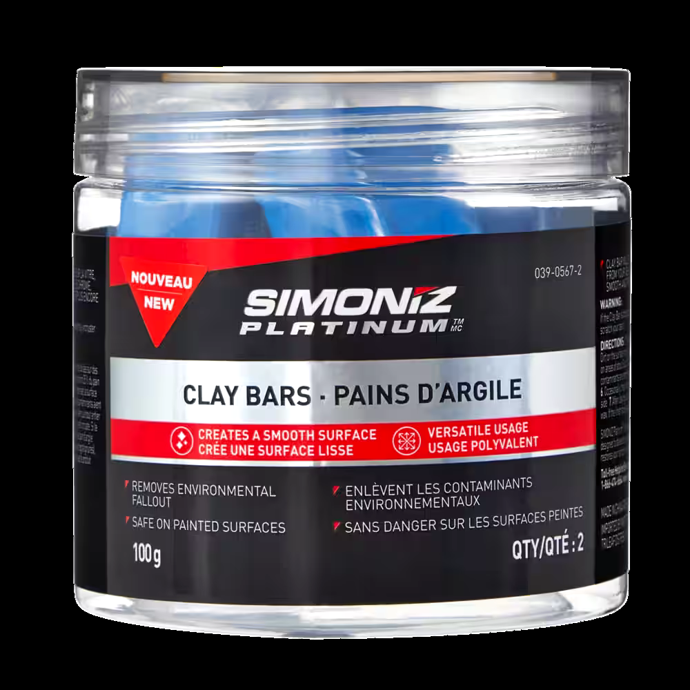 SIMONIZ Platinum Car Clay Bars, 100g