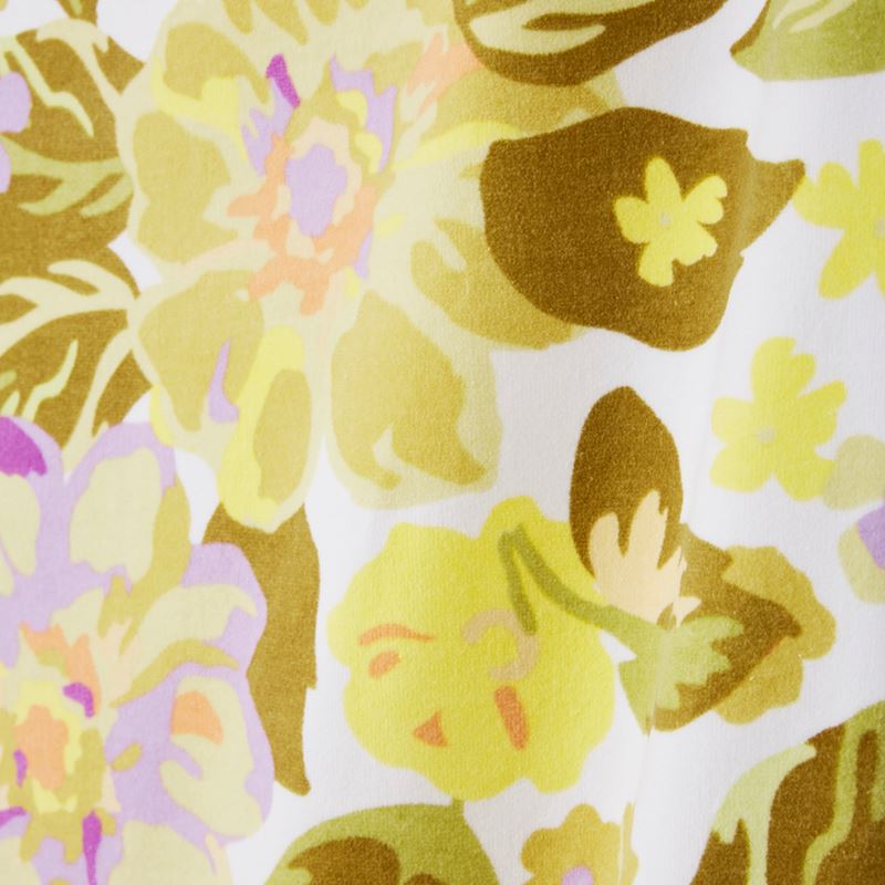 Byron Floral Lemon Sand Free Beach Towel