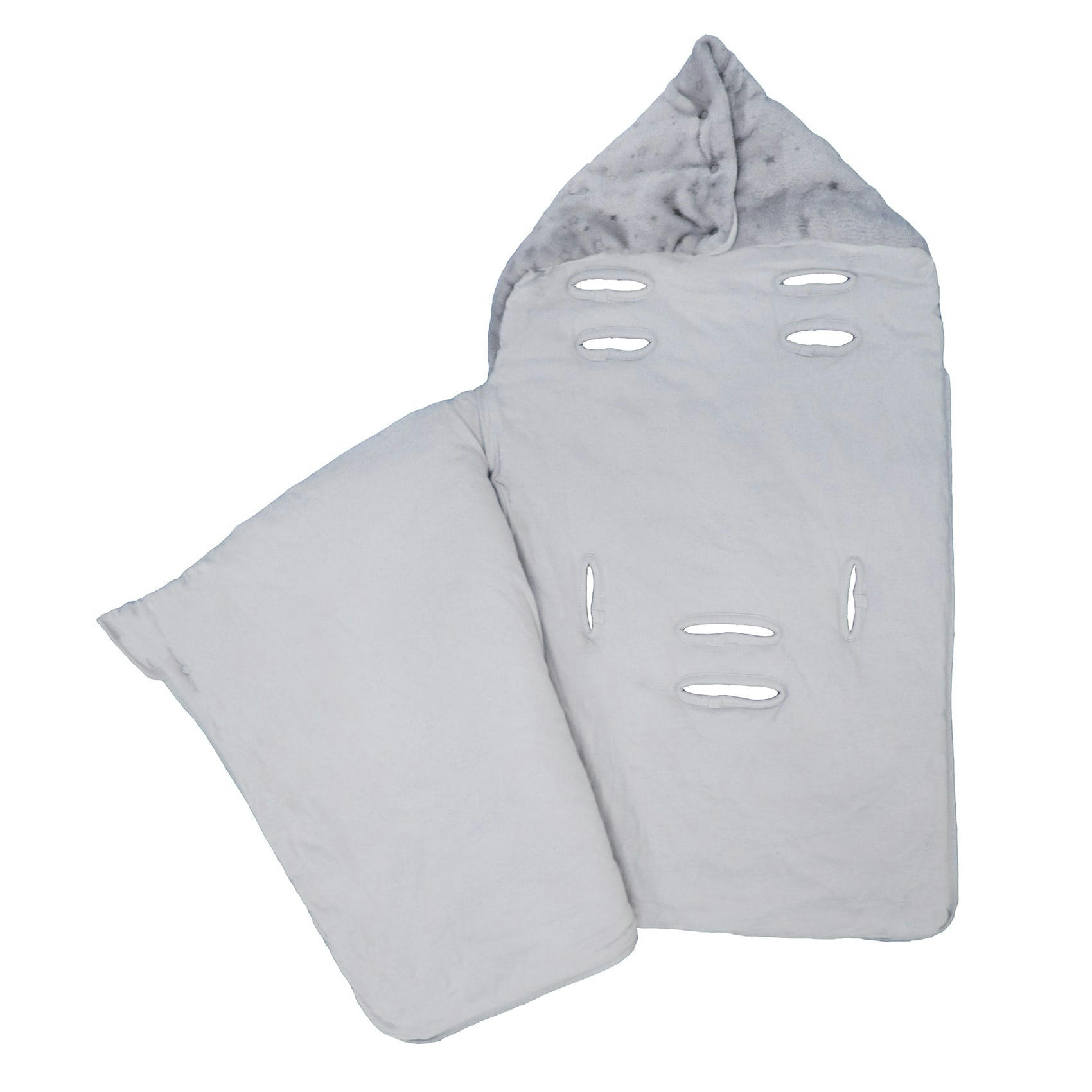 - Nid d'ange bébé imprimé étoiles Gris 80 cm