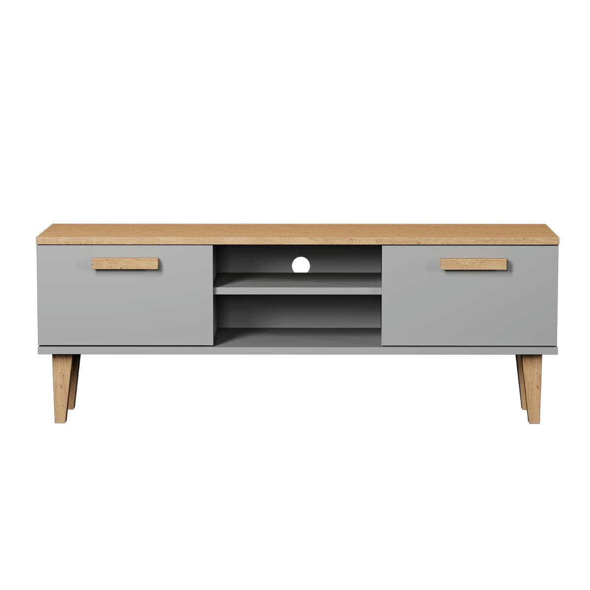 - Meuble tv 120 cm gris