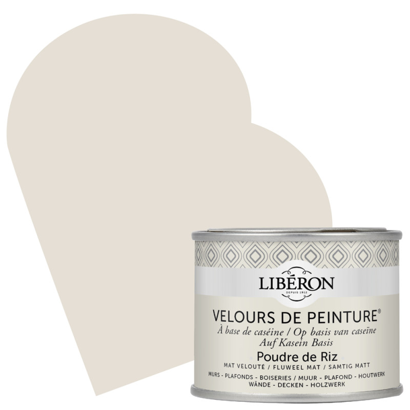 Peinture pour murs Velours de Peinture poudre de riz mat 0,125 L LIBERON