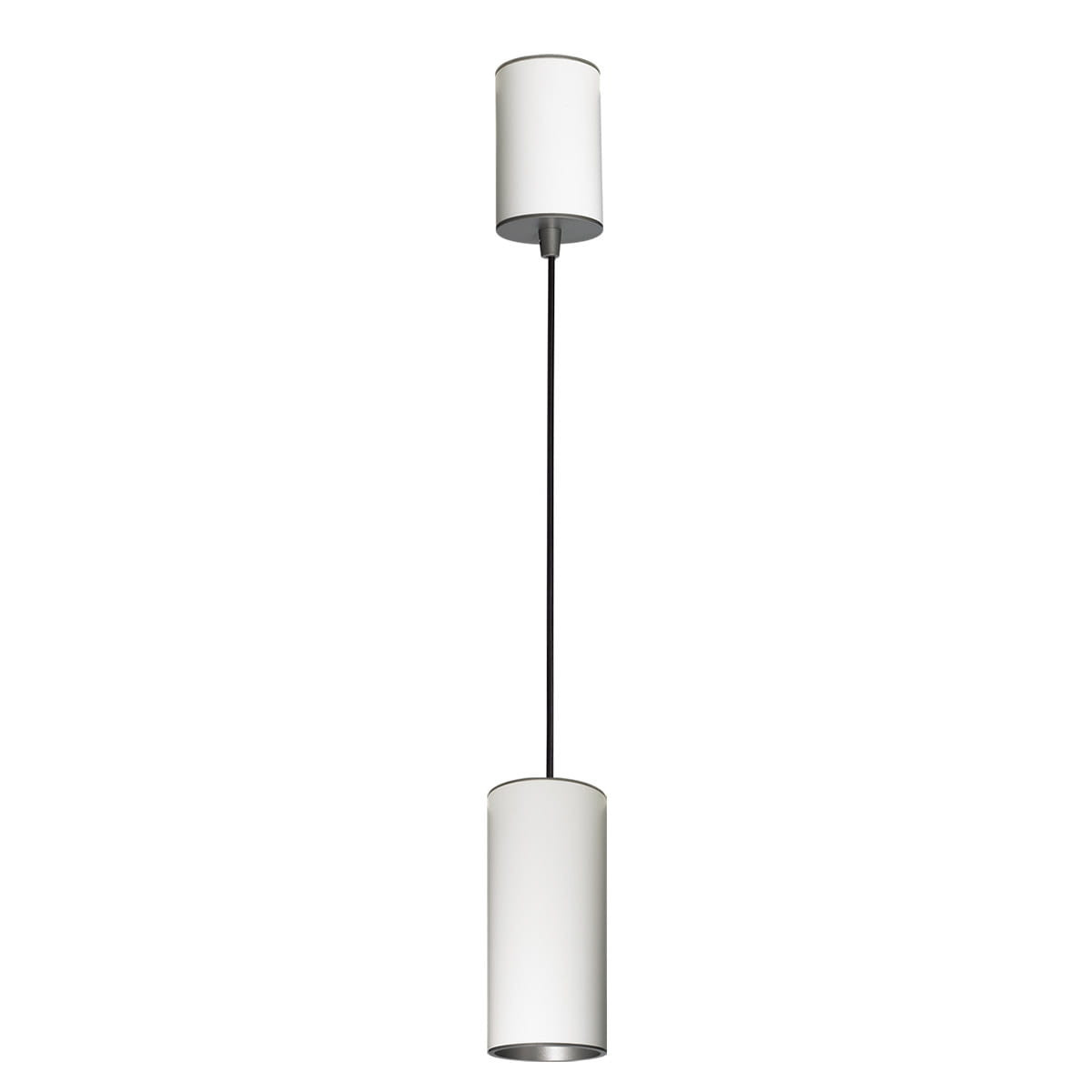 Lampa wisząca Moldes biało-szara LED 1x7W Neutralna biel 450lm Italux