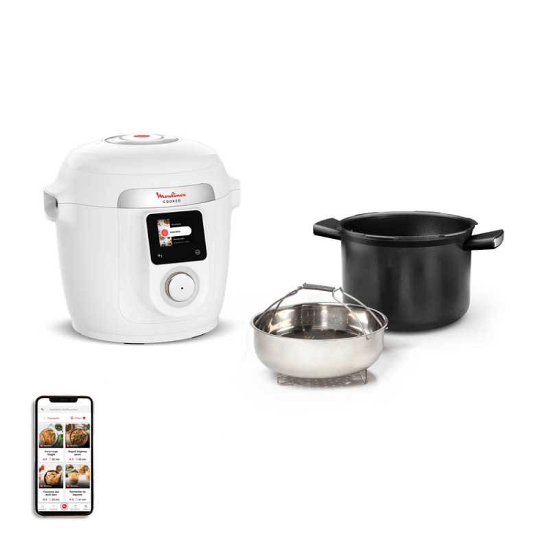 Multicuiseur Cookeo WiFi 9-en-1 blanc MOULINEX