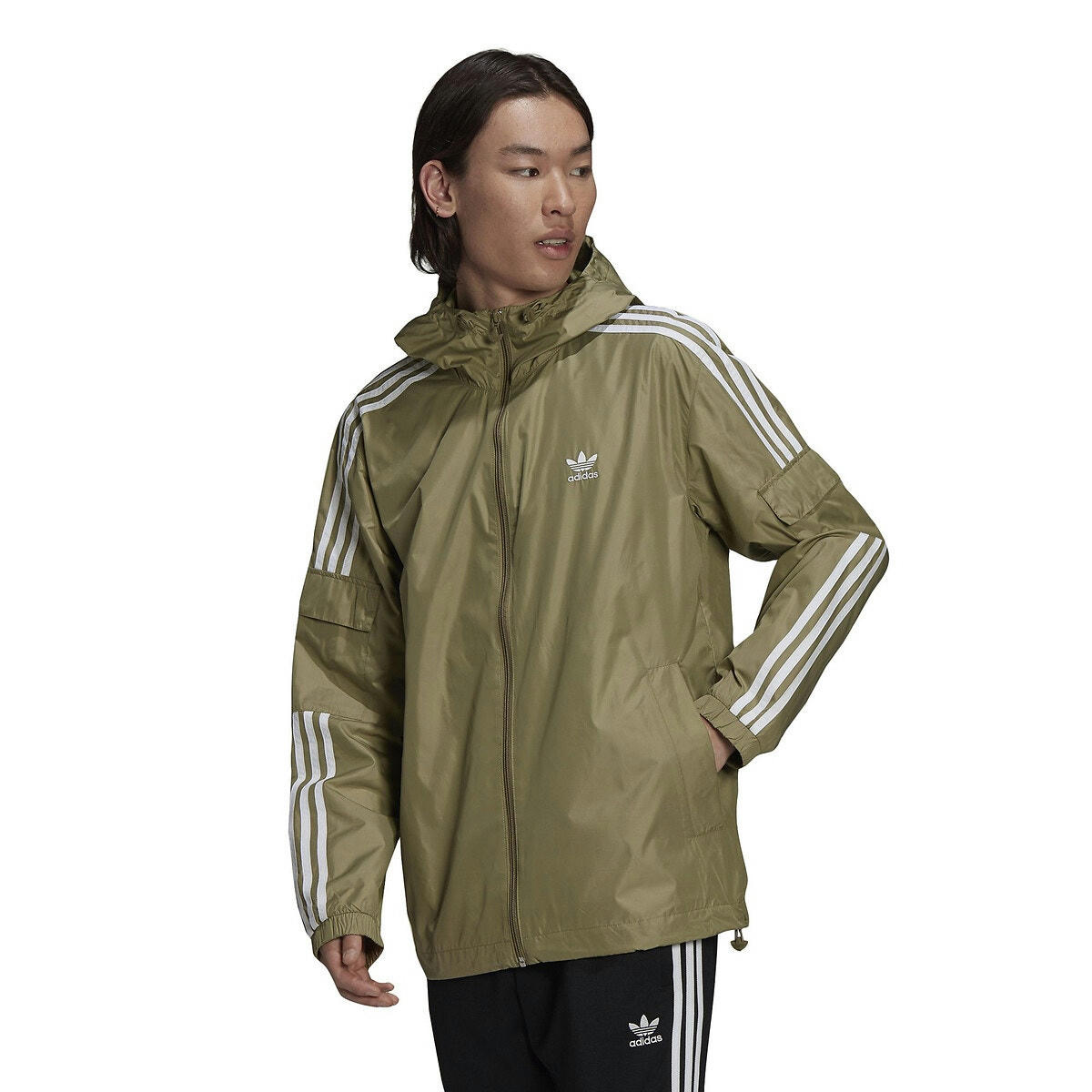 Sweat ouvert à capuche