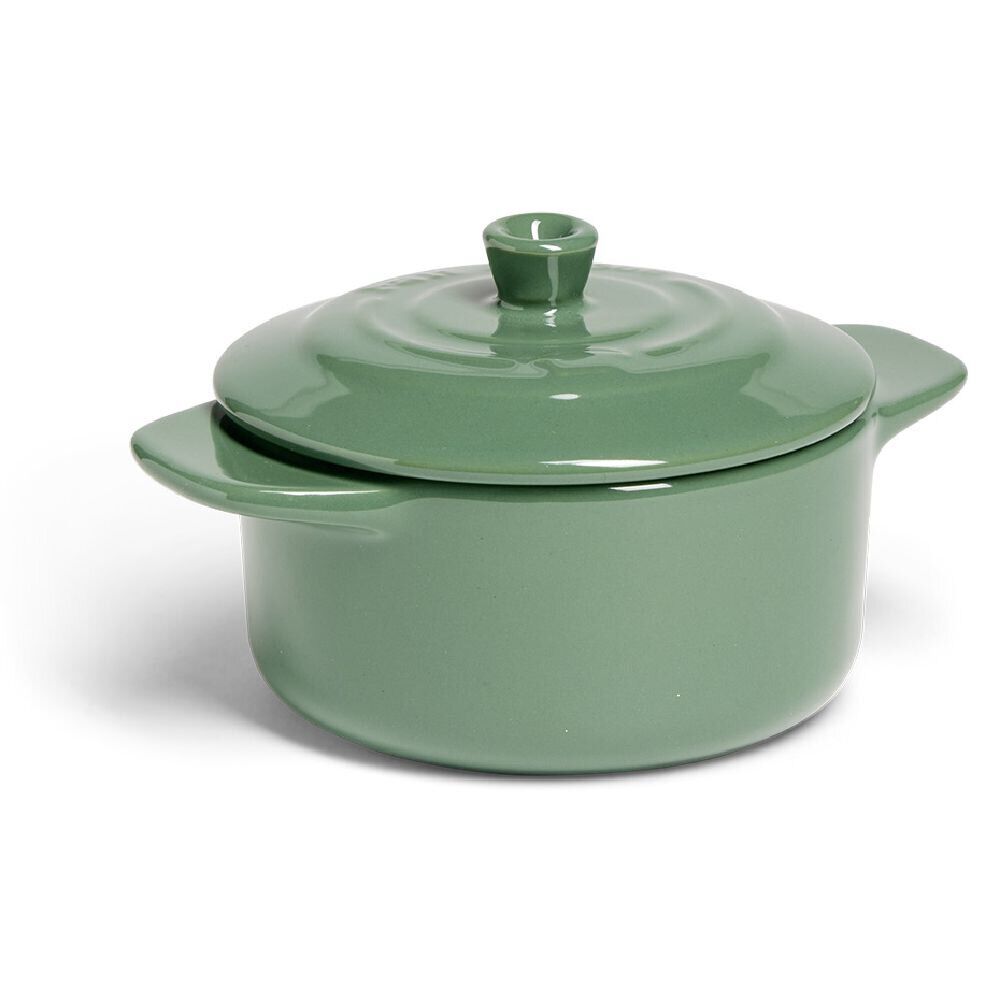 Mini cocotte individuelle en céramique avec couvercle (2 modèles)