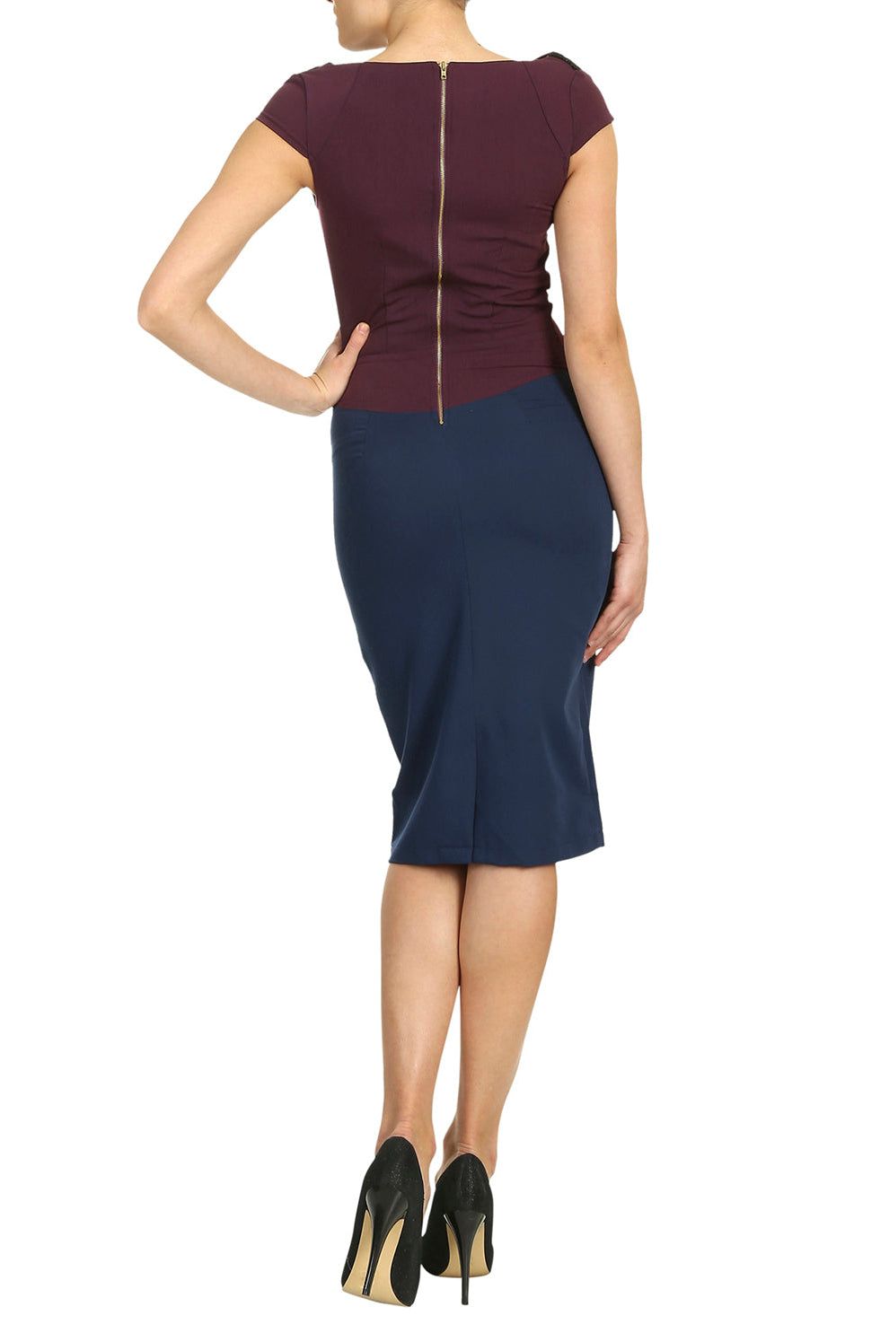 Cutie London Panel Pencil Dress