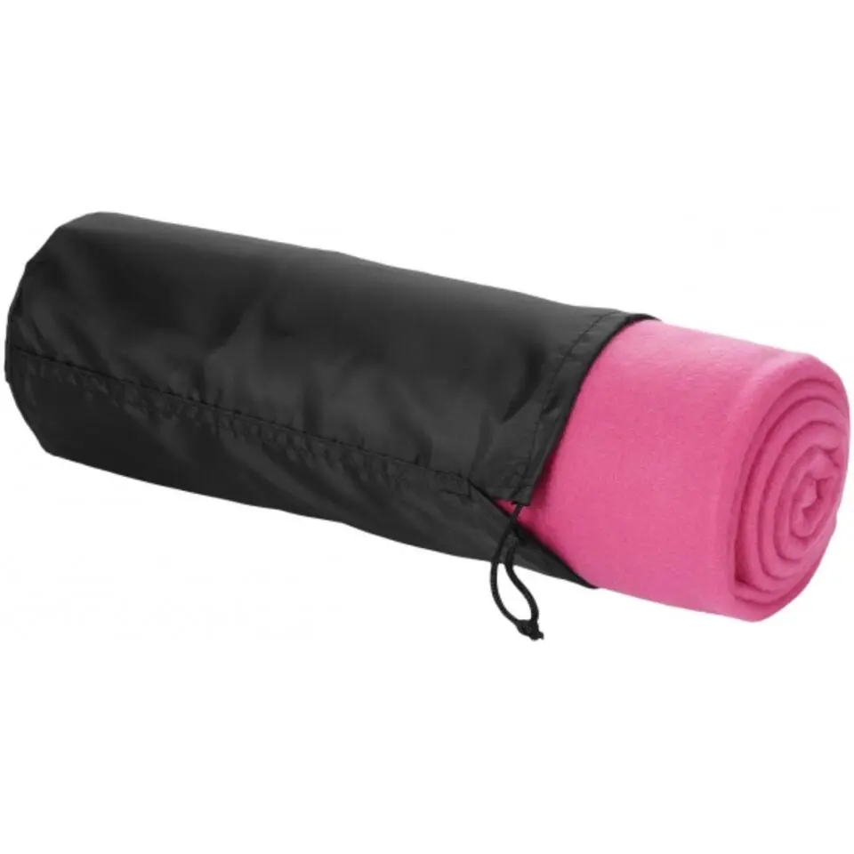 Fleece deken of plaid - bank/bed - roze - 150 x 120 cm