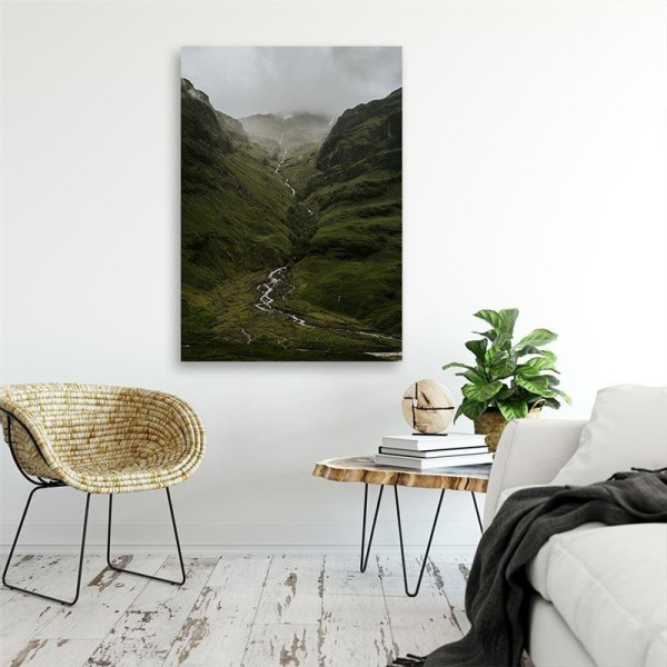 Feeby Obraz na płótnie Górska rzeka we mgle 40x60