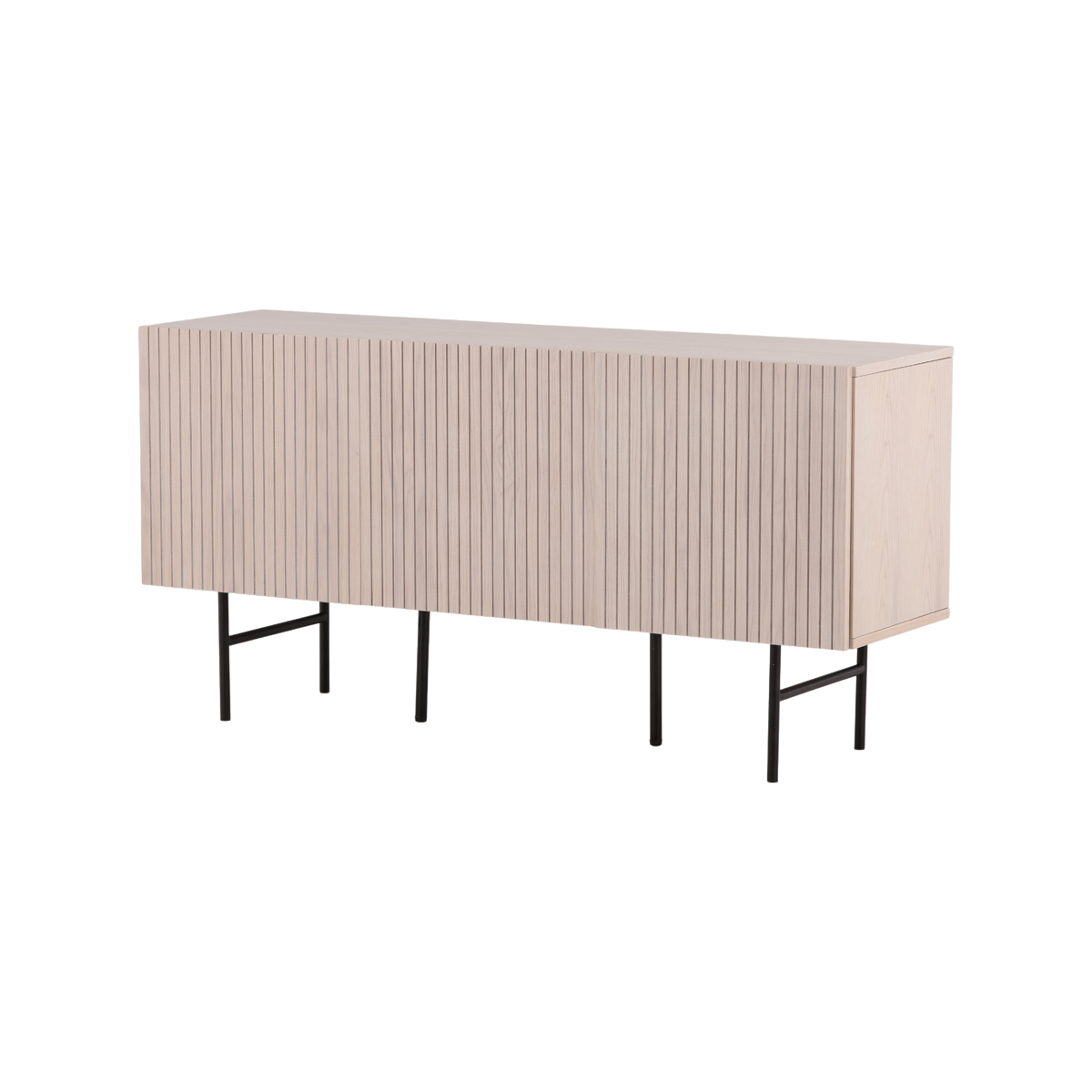 Nest living Ingmar Dressoir Whitewash - Hout - Metalen Poten - B 150 cm
