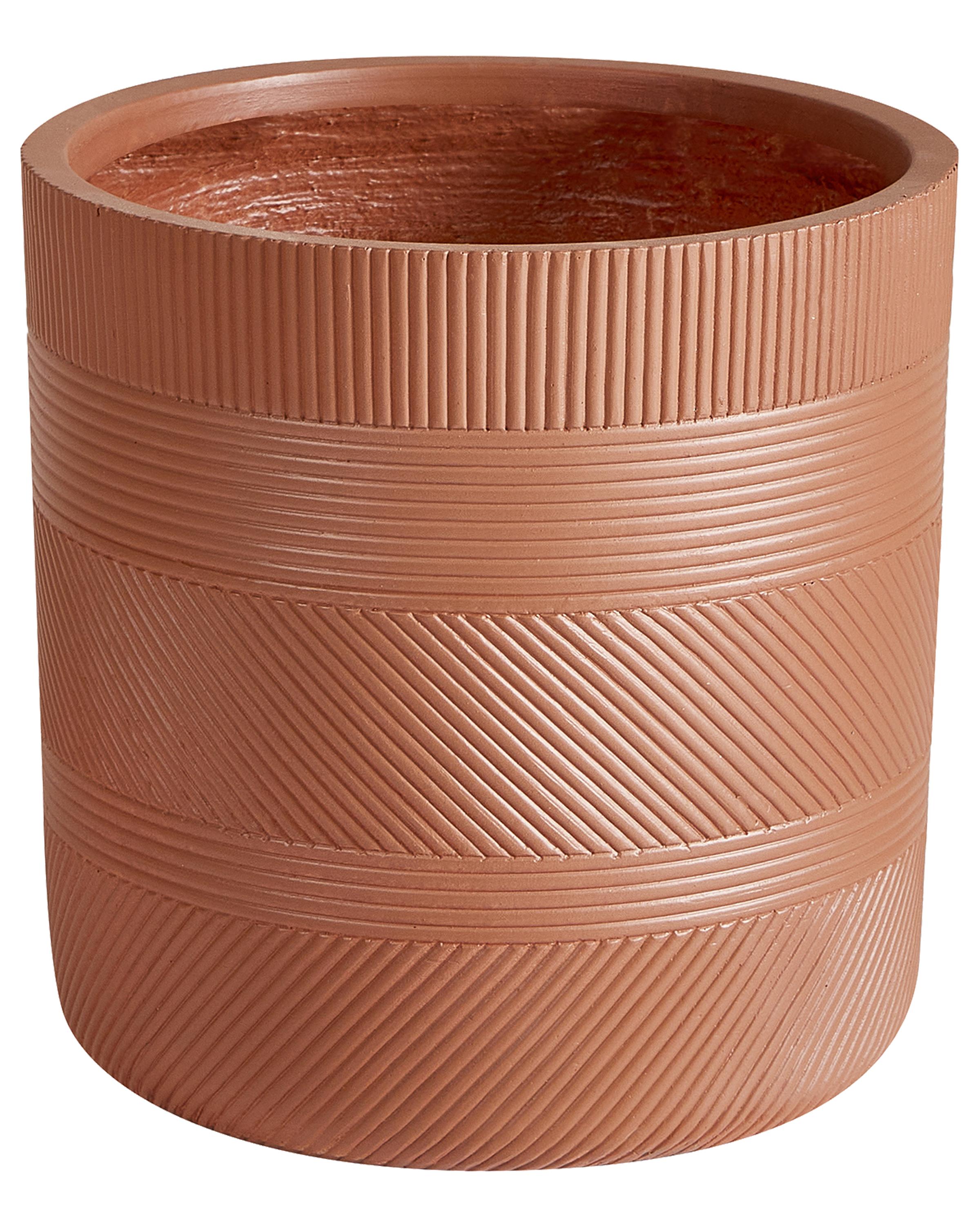 Plant Pot VOULA 31 cm Brown
