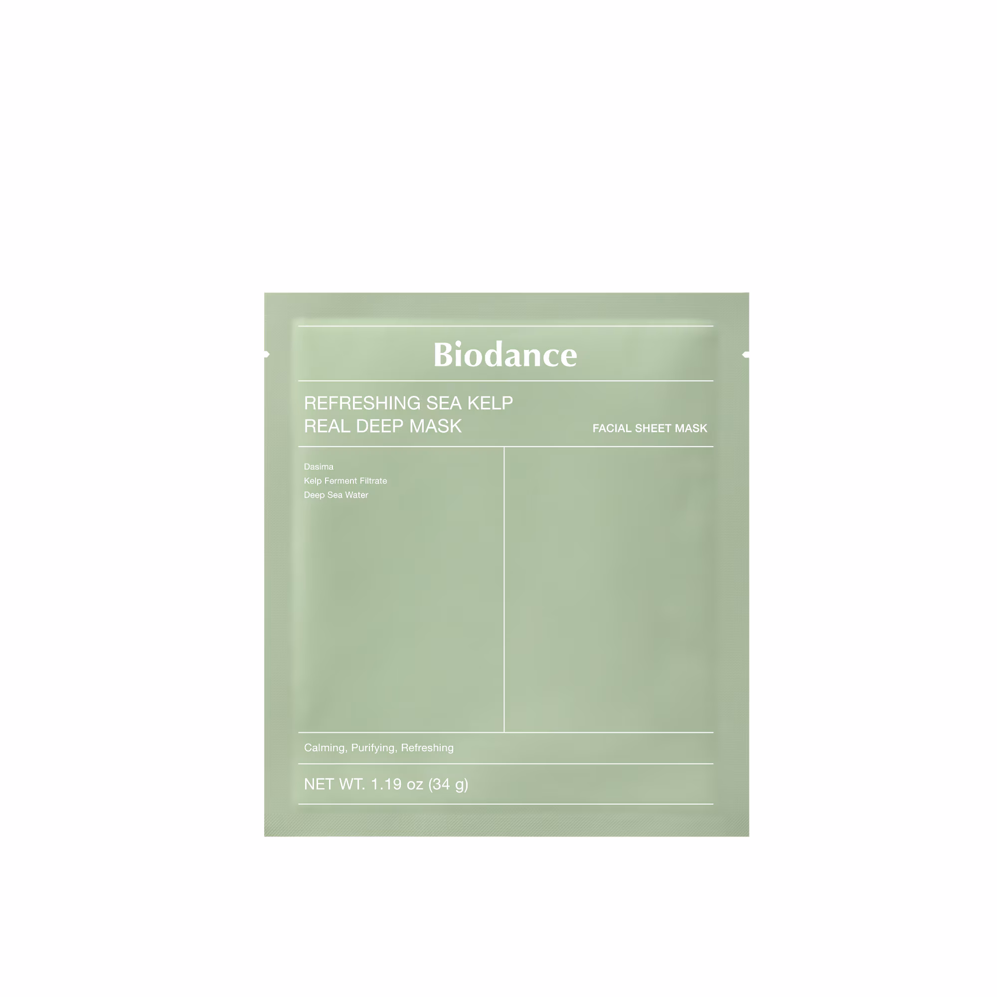 SEA KELPKit de 4 masques hydrogel apaisant aux algues