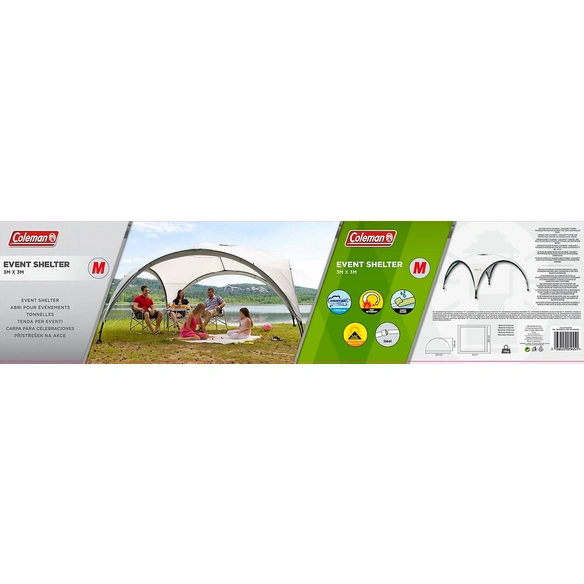 Faltpavillon, LxBxH: 300x300x218 cm, hellgrau/grau