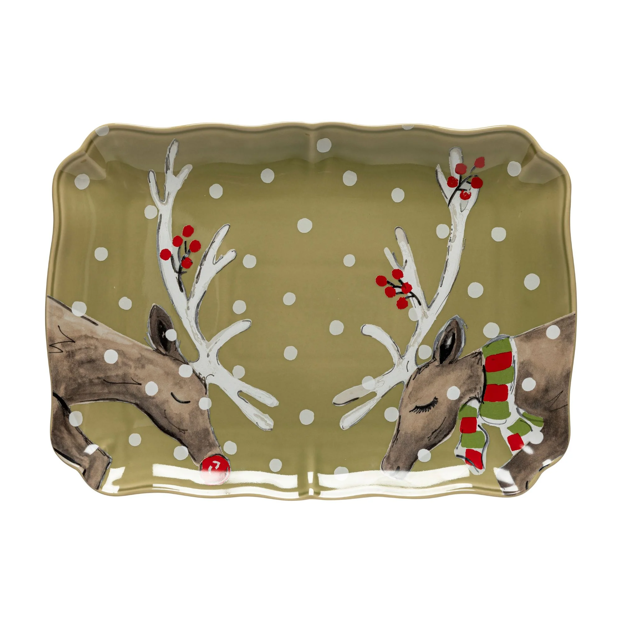 Rectangular Platter Deer Friends, Casafina by COSTA NOVA