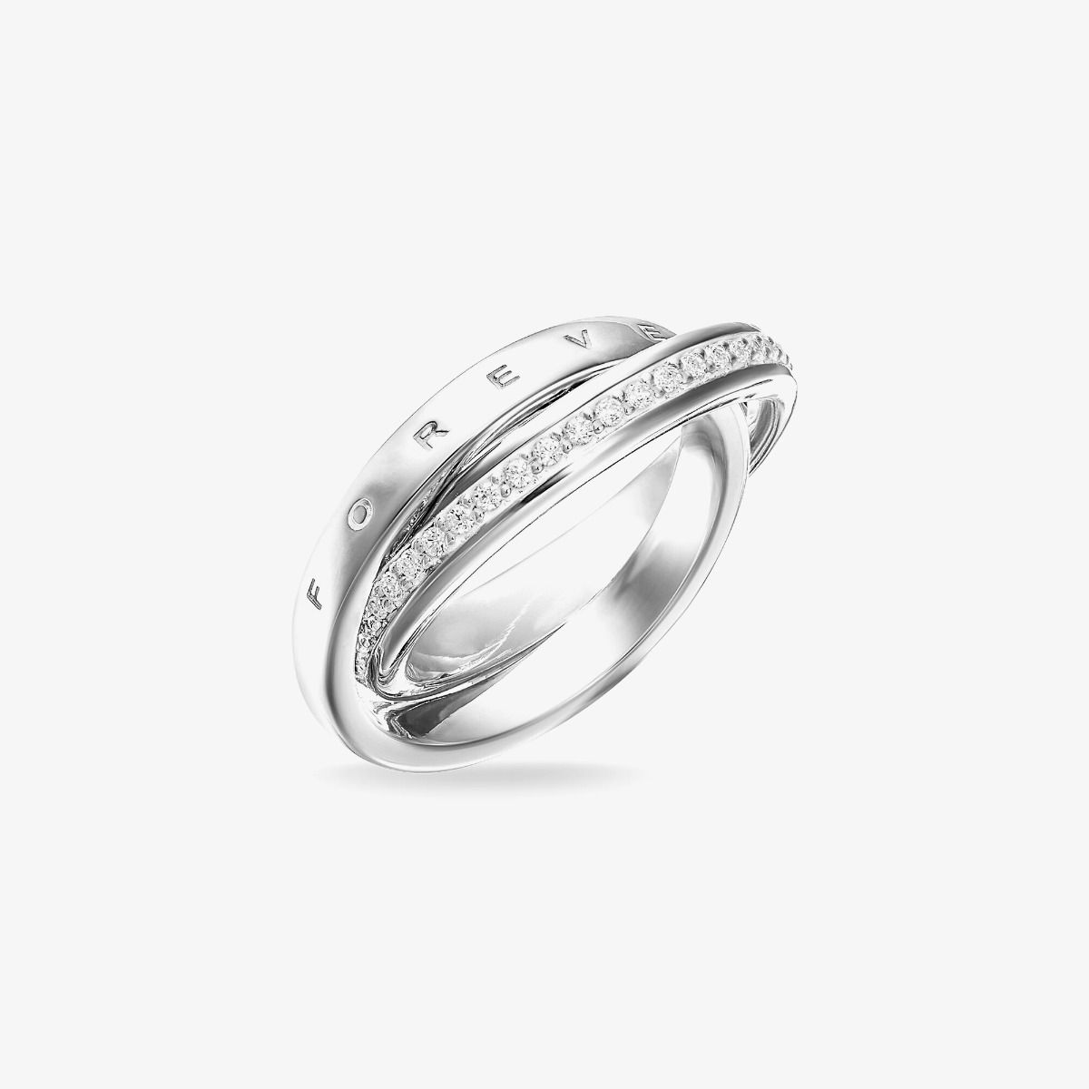 THOMAS SABO Together Forever Ring TR2099-051-14-56 (O 1/2)